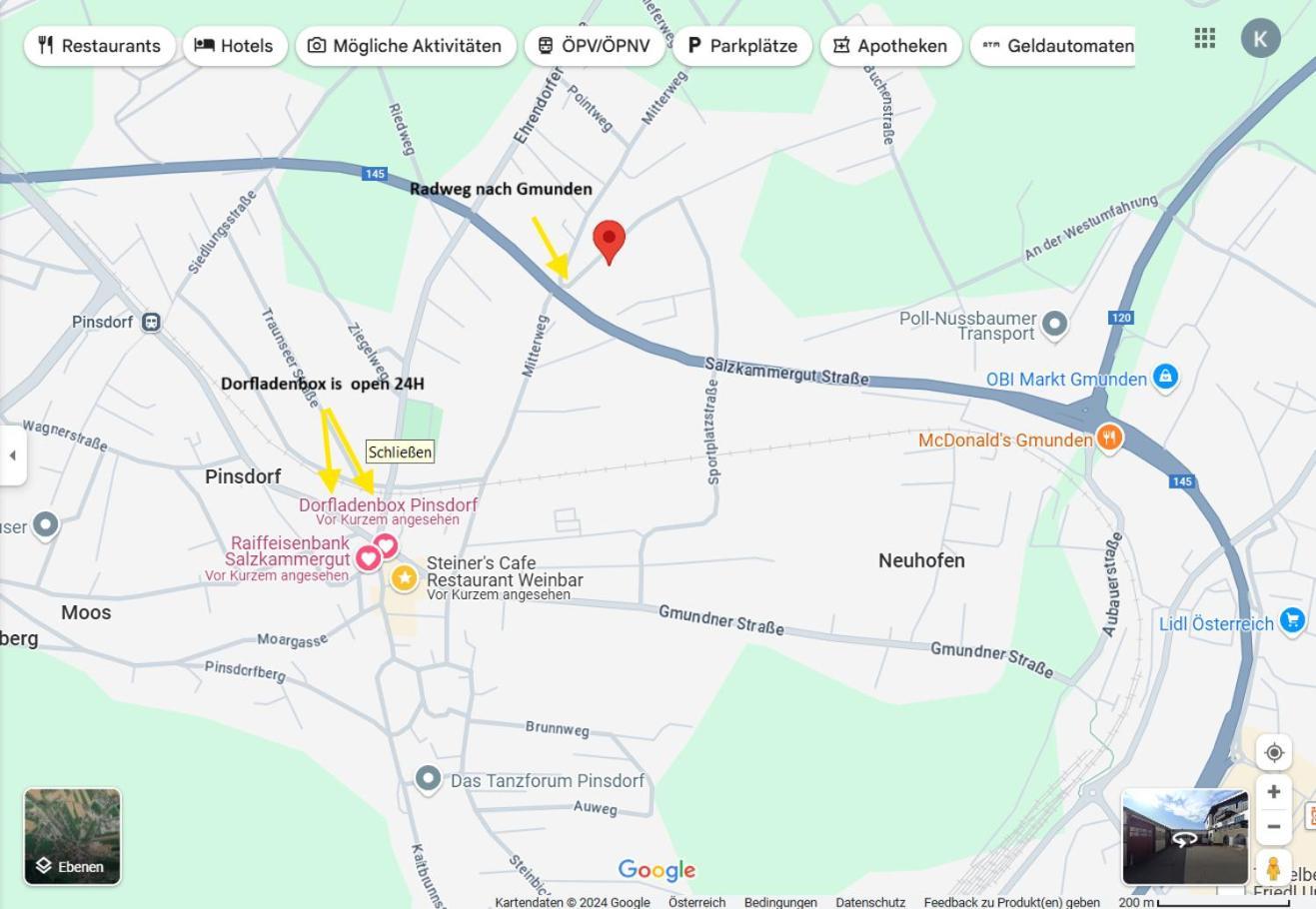 Ferienwohnung Nahe Gmunden Top 3 Pinsdorf Esterno foto